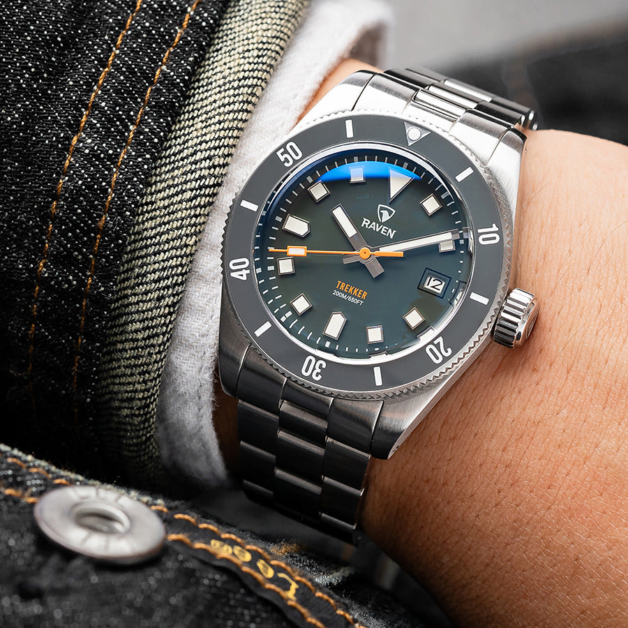 Raven Trekker - Gloss Grey – Raven Watches LLC