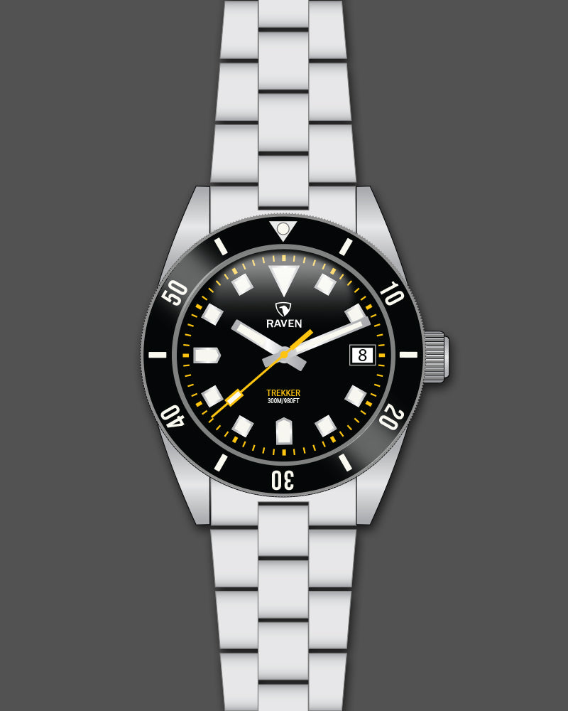 SOLD NEW YEAR'S SPECIAL Raven Solitude 300m diver on bracelet - $199!!! |  WatchUSeek Watch Forums