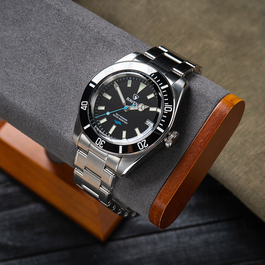 Raven Custom - 39mm Diver - Ceramic – Raven Watches LLC